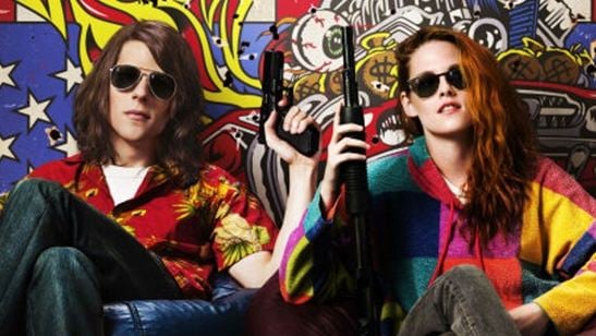 Kristen Stewart e Jesse Eisenberg surgem armados e coloridos em novo cartaz de American Ultra