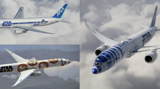 Imagem da notícia Star Wars - O Despertar da Força ganha incríveis aviões temáticos