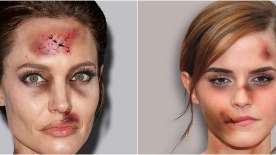 Imagem da notícia Personalidades de Hollywood participam de campanha de artista italiano contra a violência doméstica