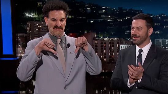 Imagem da notícia Borat invade programa para apresentar novo trailer da comédia de Sacha Baron Cohen: Irmão de Espião