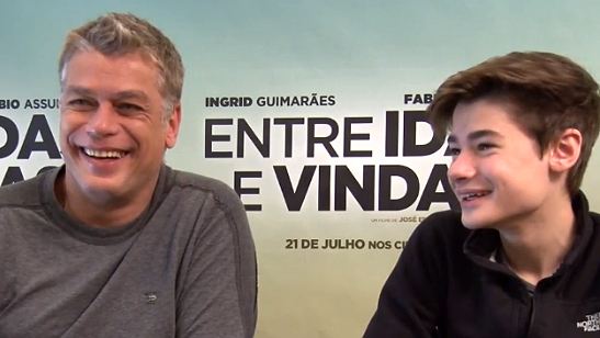 Fábio Assunção e o filho João Assunção falam sobre o trabalho juntos em Entre Idas e Vindas (Exclusivo)