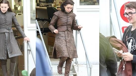 Imagem da notícia Game of Thrones: Novas fotos de bastidores insinuam reunião da família Stark