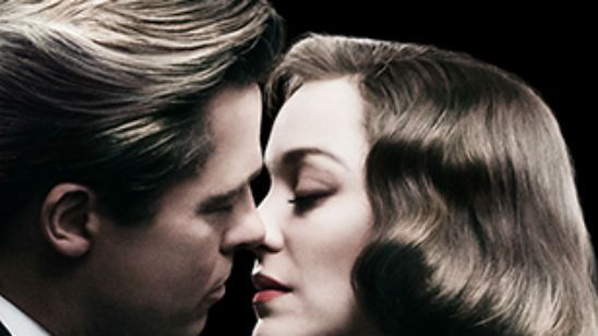 Imagem da notícia Brad Pitt e Marion Cotillard são inimigos bem próximos no cartaz de Aliados