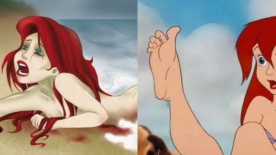 Imagem da notícia Imagens mostram o lado sombrio das verdadeiras histórias das princesas da Disney