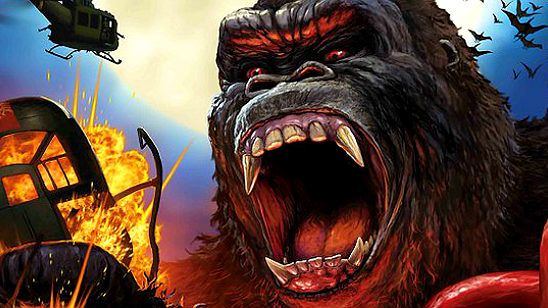 Imagem da notícia Kong: A Ilha da Caveira ganha incrível cartaz japonês inspirado em Godzilla