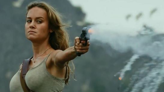 Brie Larson é salva pelo vilão no alucinante teaser final de Kong: A Ilha da Caveira