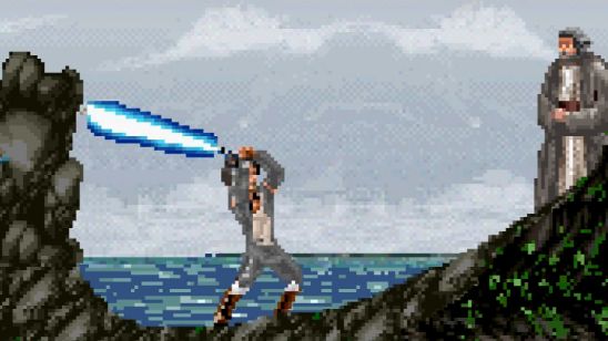 Imagem da notícia Star Wars - Os Últimos Jedi: Diretor Rian Johnson aprova versão do trailer em 8-bit feita por fã
