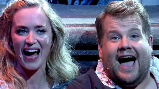 Imagem da notícia Emily Blunt e James Corden recriam Romeu e Julieta com canções modernas