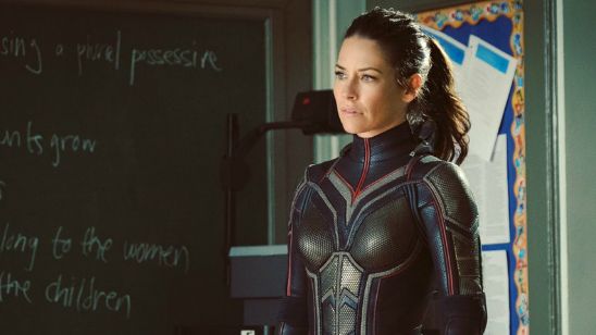 Imagem da notícia Homem-Formiga e a Vespa: Fotos do set revelam o traje completo da heroína de Evangeline Lilly