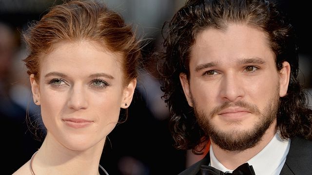 Imagem da notícia Rose Leslie obrigou Kit Harington a se vestir de Jon Snow para uma festa a fantasia