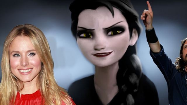 Kristen Bell e Dave Grohl fazem mashup que mistura Frozen com Metallica