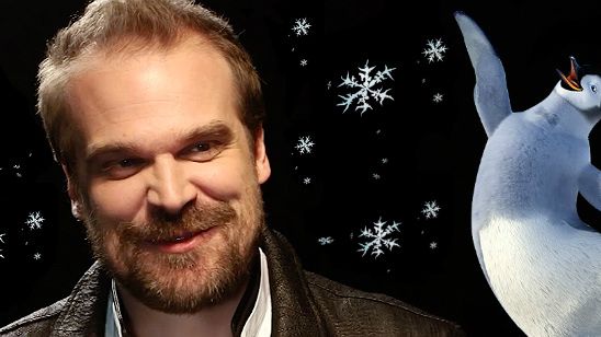 Imagem da notícia David Harbour, de Stranger Things, fará a dancinha do Xerife Hooper com pinguins na Antártida