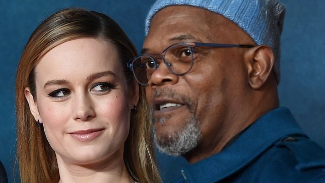 Imagem da notícia Capitã Marvel: Samuel L. Jackson aparece ao lado de Brie Larson em fotos dos bastidores