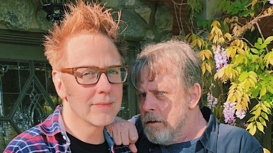 Imagem da notícia James Gunn e Mark Hamill se encontraram para (possivelmente) falar de Guardiões da Galáxia Vol. 3