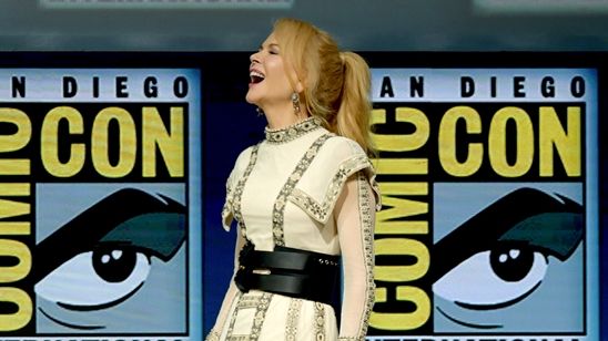 Imagem da notícia Comic-Con 2018: Veterana no cinema, Nicole Kidman foi a "caloura" do painel de Aquaman