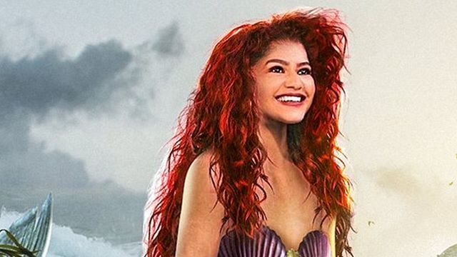 Imagem da notícia A Pequena Sereia: Artista imagina Zendaya como Ariel em cartaz não-oficial