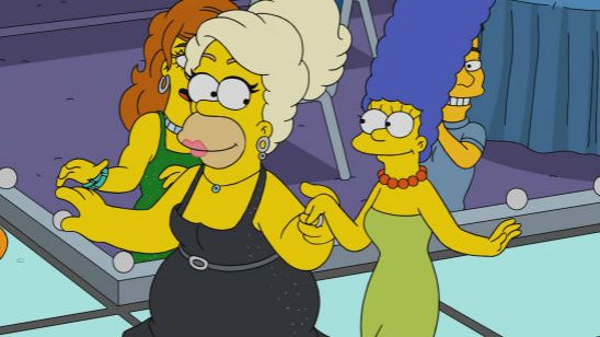 Imagem da notícia Os Simpsons: Homer vira drag queen em episódio especial com RuPaul