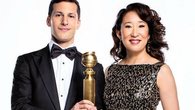 Globo de Ouro 2019: Sandra Oh e Andy Samberg têm muita química (só que não!) nos comerciais da premiação