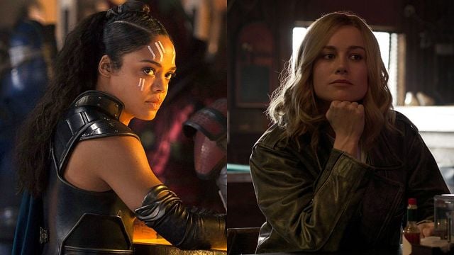 Brie Larson e Tessa Thompson estão capitaneando o 'ship' entre Capitã Marvel e Valkyrie