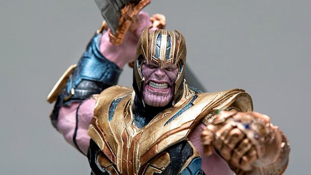 Imagem da notícia Marca de colecionáveis revela visual de Thanos em Vingadores: Ultimato