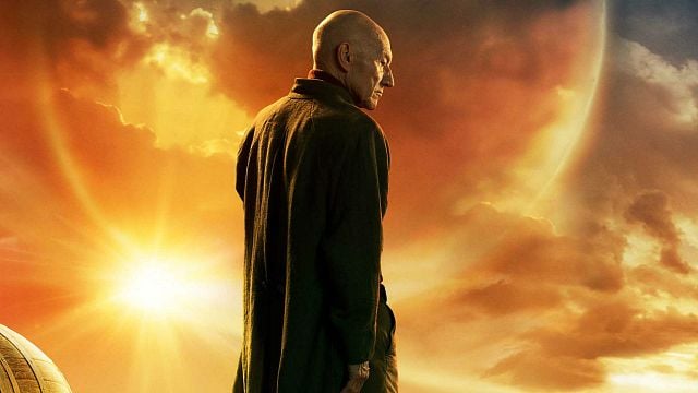 Star Trek - Picard: Patrick Stewart estampa cartaz oficial