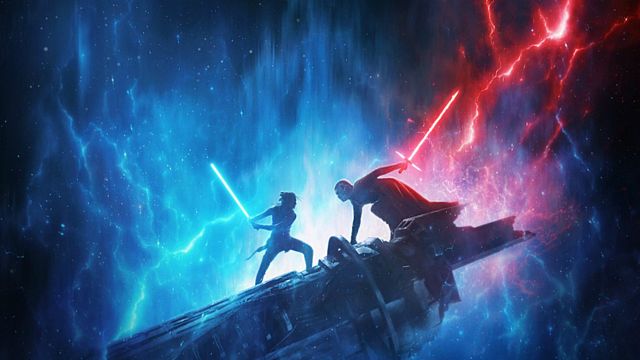 Imagem da notícia D23 2019: Rey revela novo sabre de luz vermelho duplo em teaser de Episódio IX (Descrição)