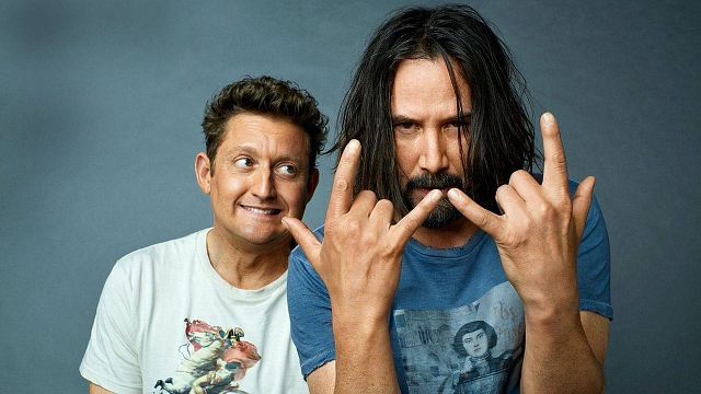 Imagem da notícia Bill & Ted 3: Keanu Reeves e Alex Winter encontram suas filhas em nova imagem