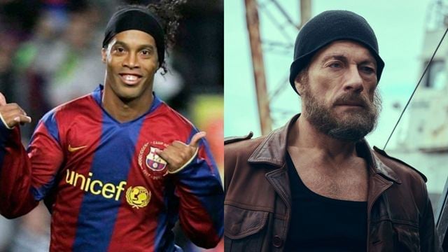 Ronaldinho Gaúcho encontra Jean-Claude Van Damme em mais um "rolê aleatório"