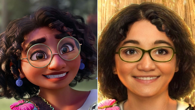 Imagem da notícia E se as heroínas da Disney fossem pessoas reais? Versões "live-action" de Mirabel, Moana e Jasmine impressionam