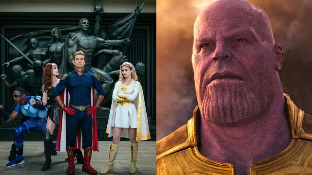 Imagem da notícia The Boys: Terceira temporada se inspira em famoso meme com Thanos para cena polêmica
