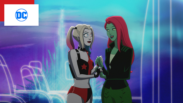 Imagem da notícia Harley Quinn: Trailer da 3ª temporada mostra clima de romance entre Harley e Ivy