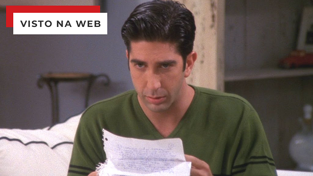 Imagem da notícia Friends: Carta de Rachel para Ross de 18 páginas (frente e verso) é revelada em exposição
