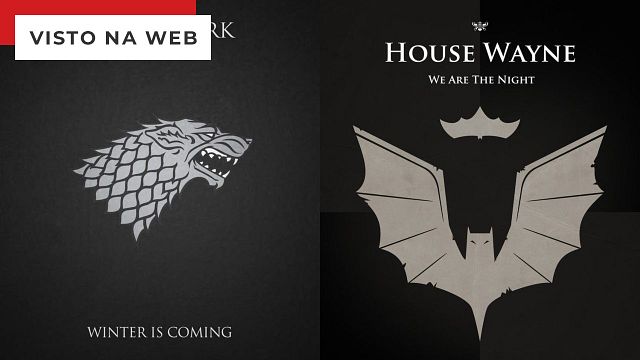 Imagem da notícia Game of Thrones: Artista recria Casas da série com personagens icônicos da cultura pop