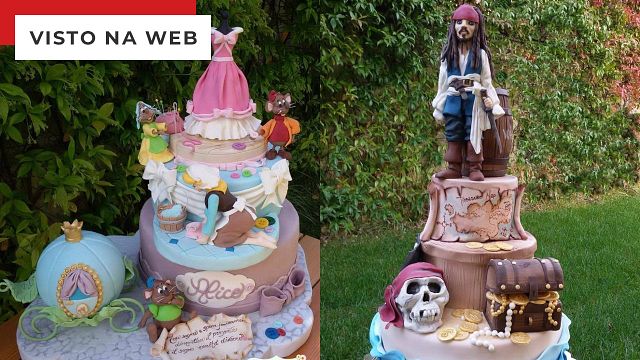 Imagem da notícia 12 bolos inspirados no universo Disney