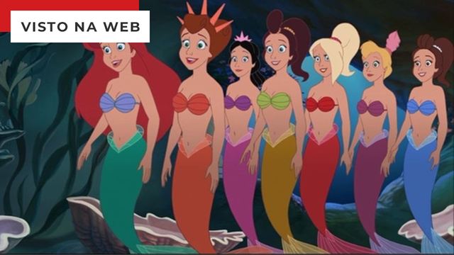 A Pequena Sereia: Sabia que as irmãs de Ariel representam os Sete Mares?