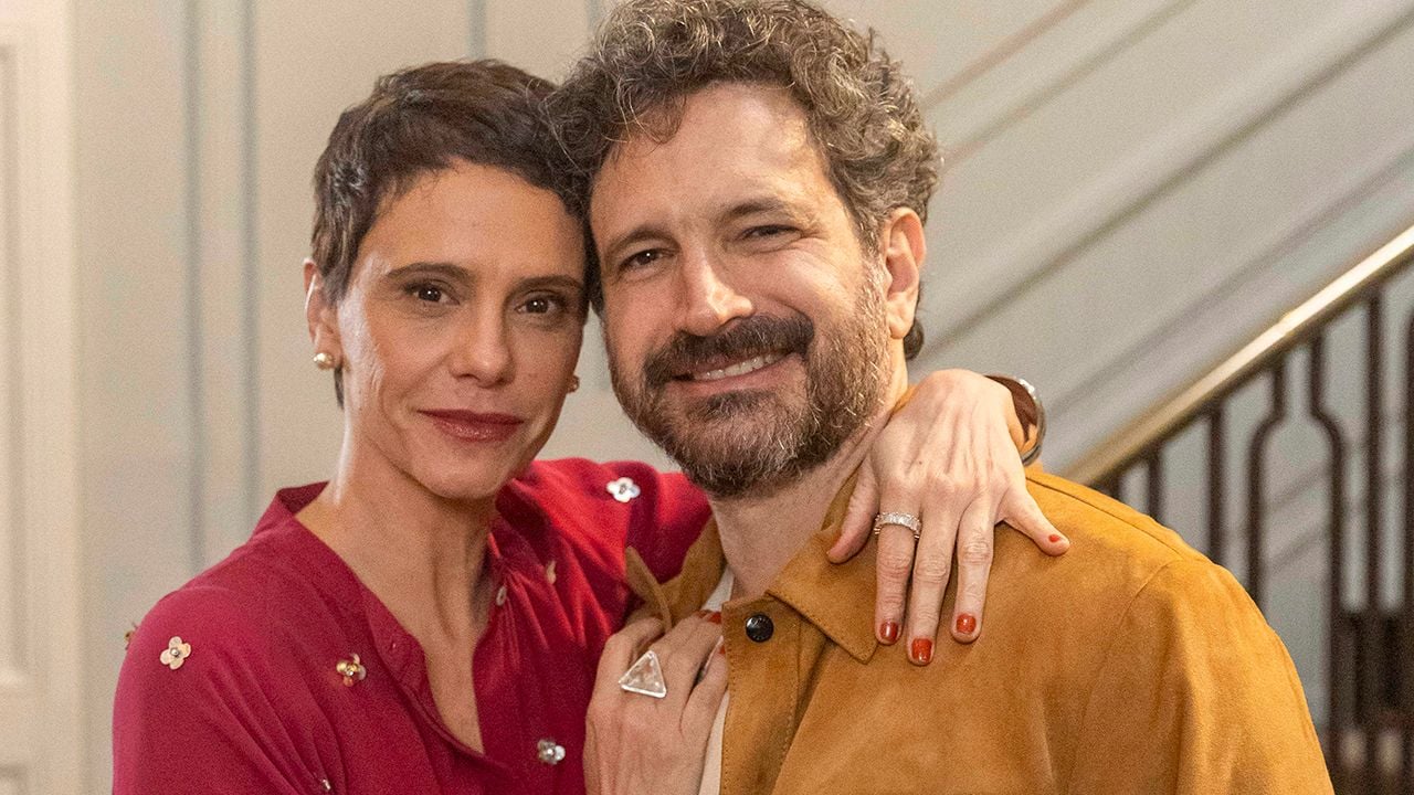 Celina (Malu Galli) e Estéban (Caco Ciocler)