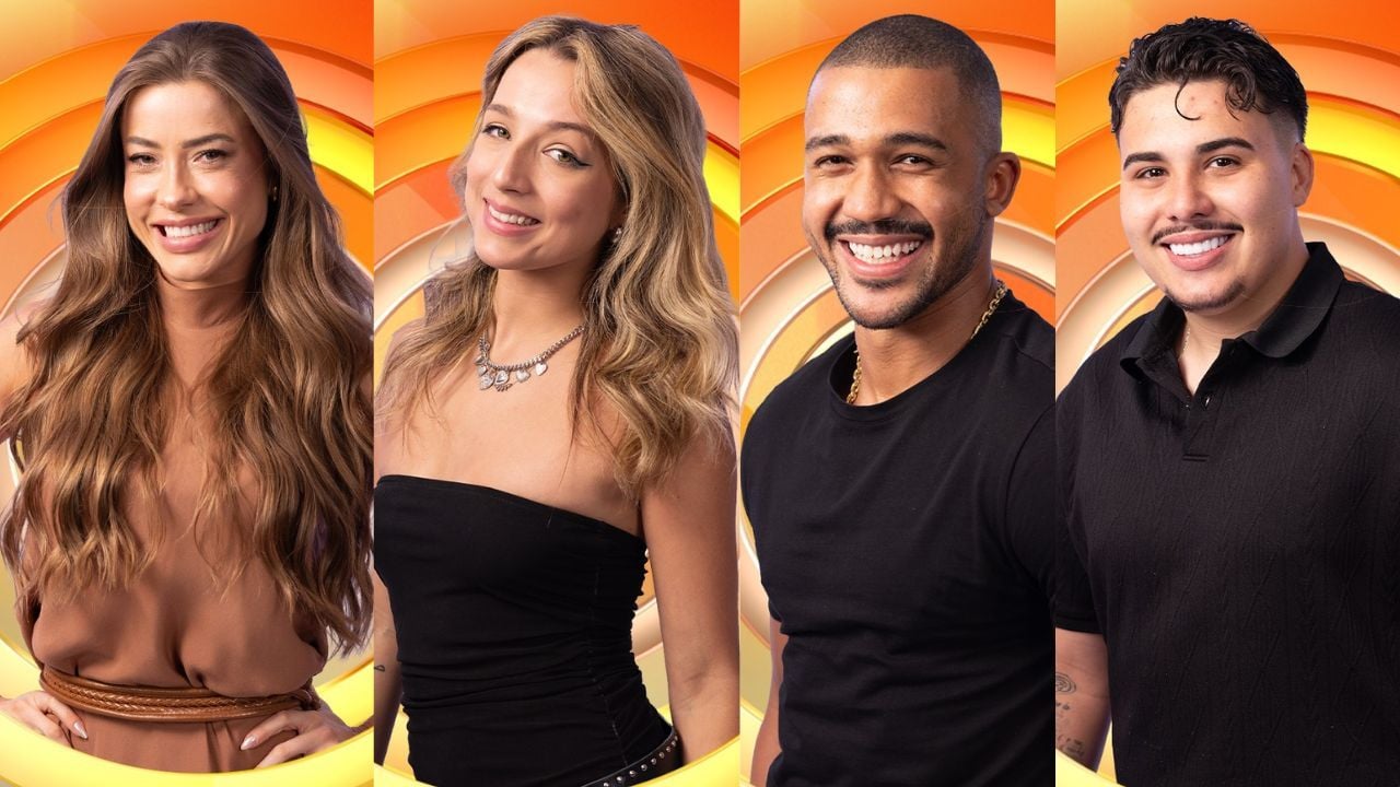 Elisa, Samira, Matheus e Pedro