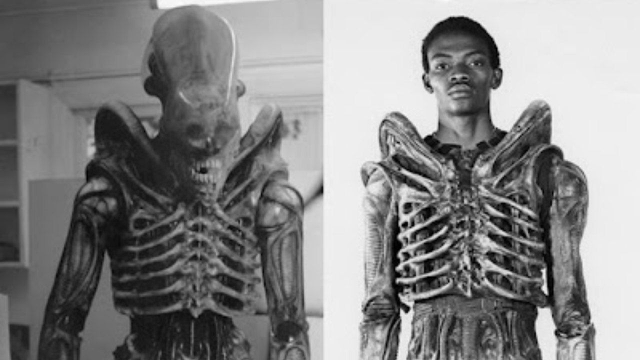 Bolaji Badejo na fantasia de Alien