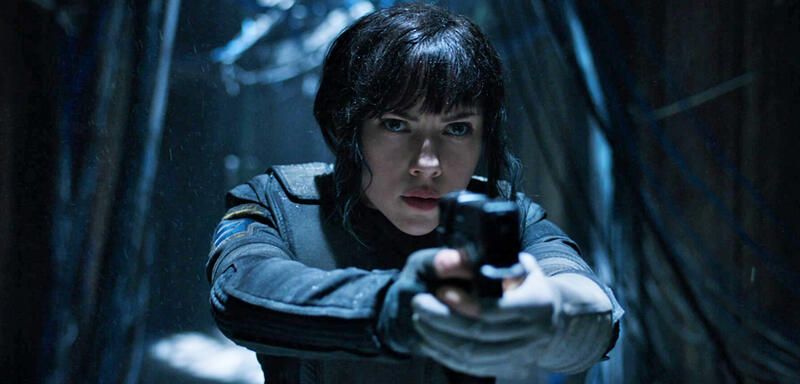 Scarlett Johansson in Ghost in the Shell