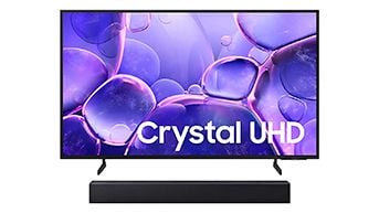 Smart TV Samsung 58” Crystal UHD 4K U8500F + Soundbar