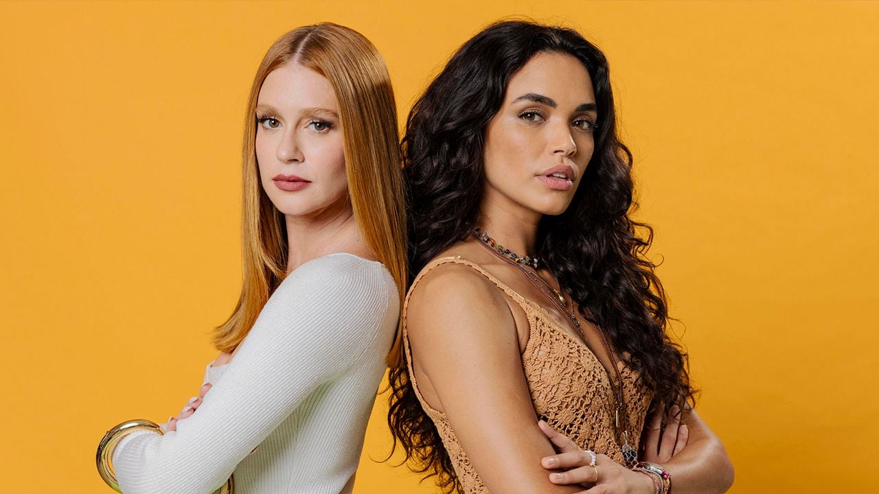 Preciosa (Marina Ruy Barbosa) e Luna (Giovana Cordeiro)