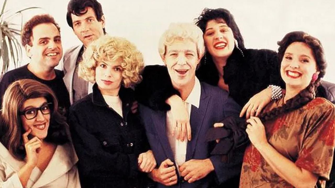 Parte do elenco de TV Pirata