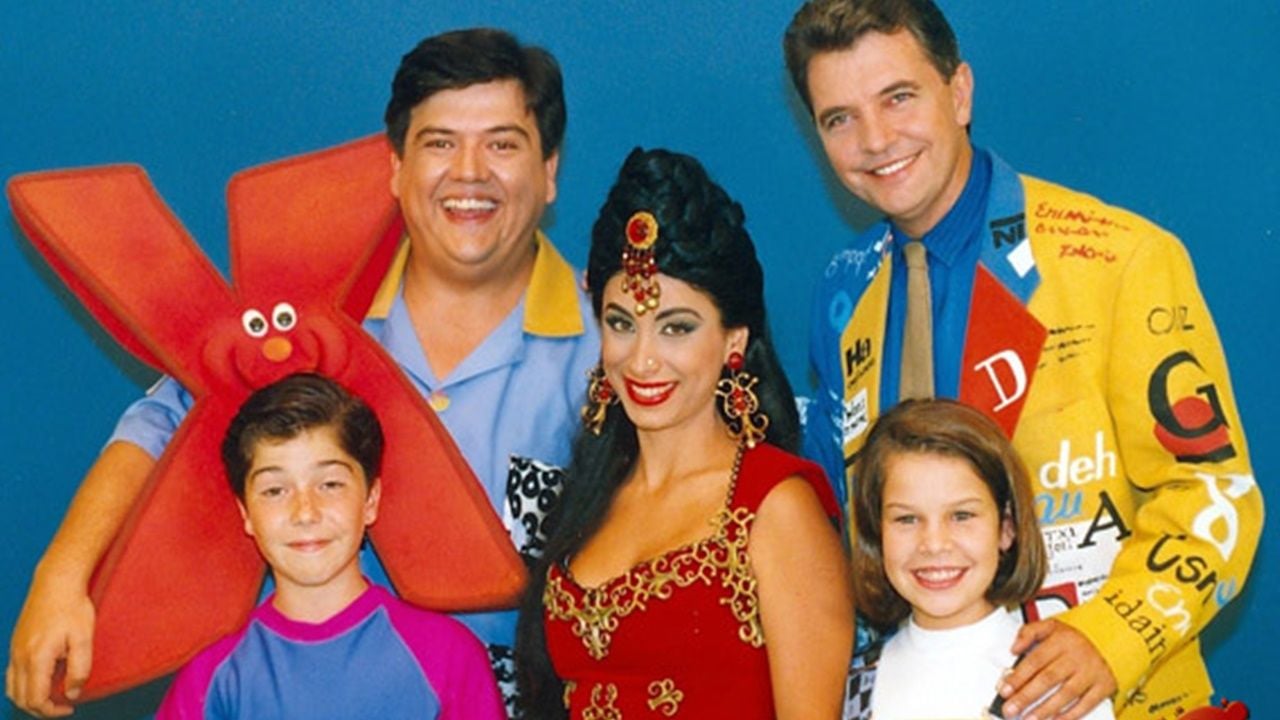 Fernanda Souza estreou como apresentadora em 1992, no X-Tudo