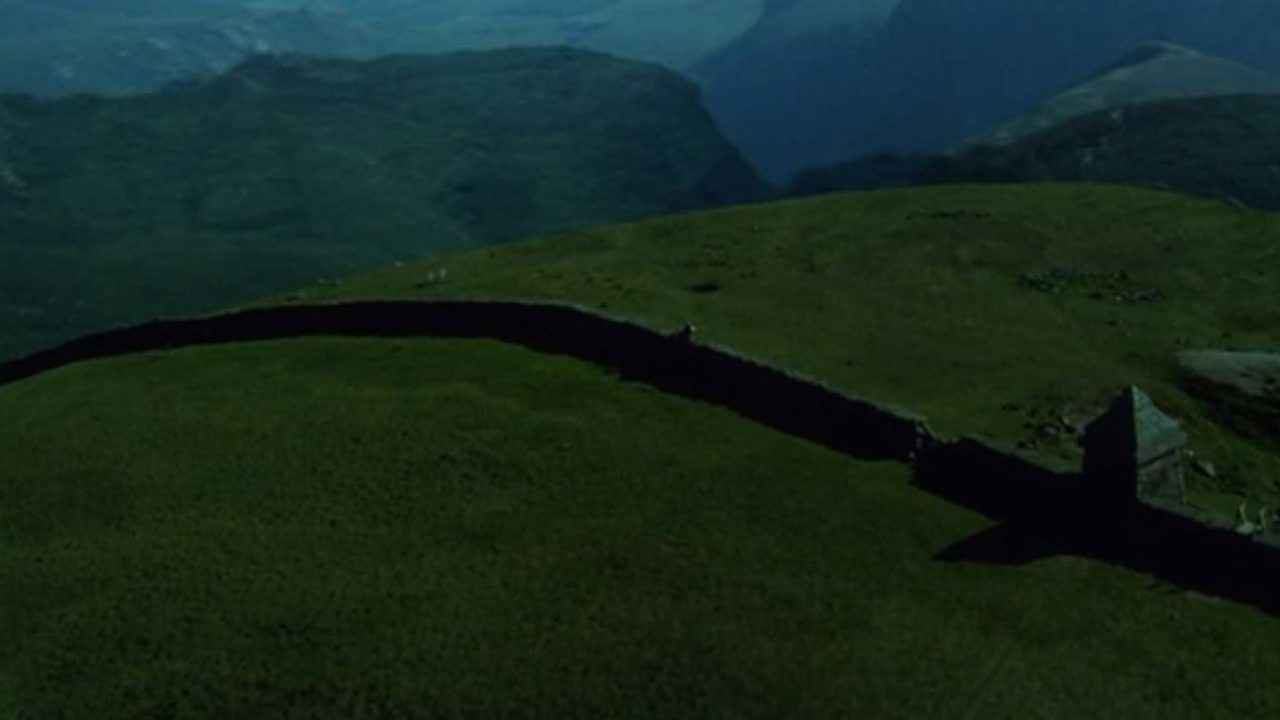 A Muralha de Adriano em uma das cenas do filme