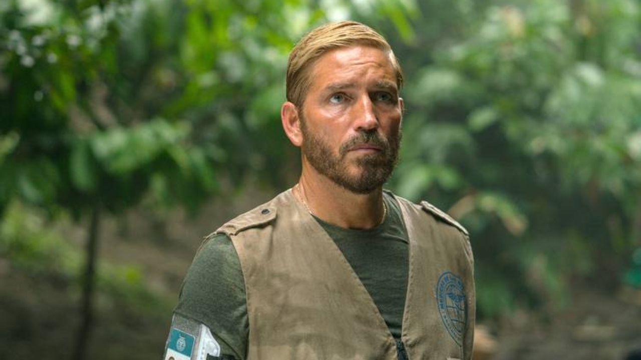 Jim Caviezel em Sound of Freedom.