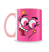 Caneca Personalizada Padrinhos Mágicos (wanda), Amo Canecas