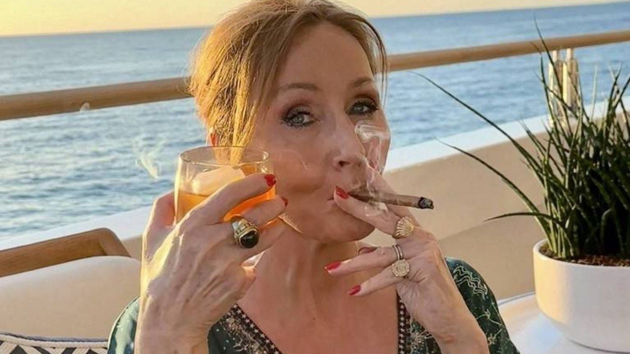 A foto publicada por J.K. Rowling