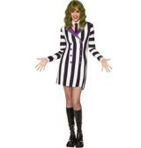 Blazer Vestido Beetlejuice Preto e Branco, Spirit Halloween