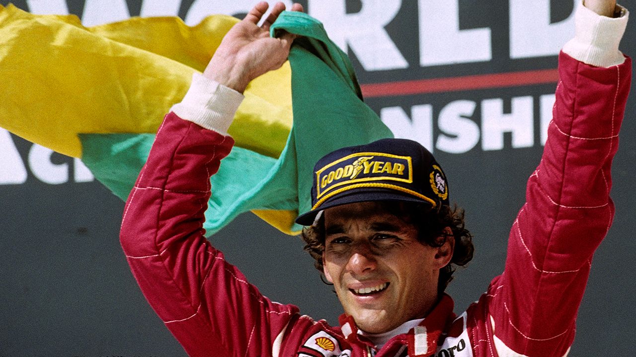 Ayrton Senna no GP do Brasil de 1993
