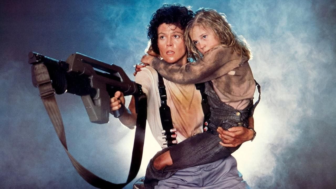 Sigourney Weaver em Aliens, O Resgate